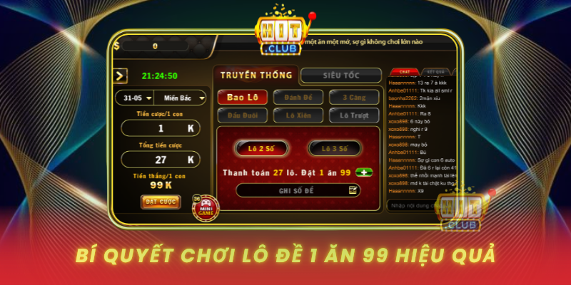 Bi Quyet Choi Lo De 1 An 99 Hieu Qua