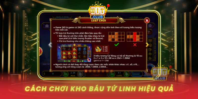 Cach Choi Kho Bau Tu Linh Hieu Qua