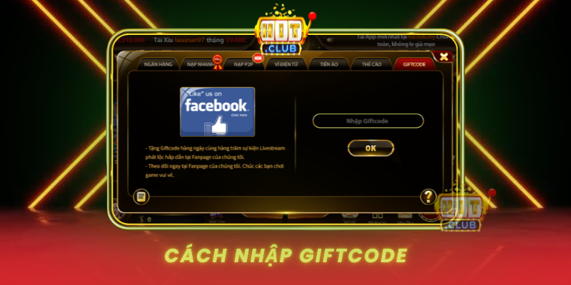Cach Nhap Giftcode