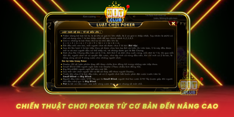 Chien Thuat Choi Poker Tu Co Ban Den Nang Cao