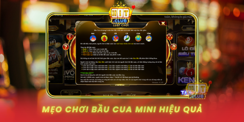 Meo Choi Bau Cua Mini Hieu Qua
