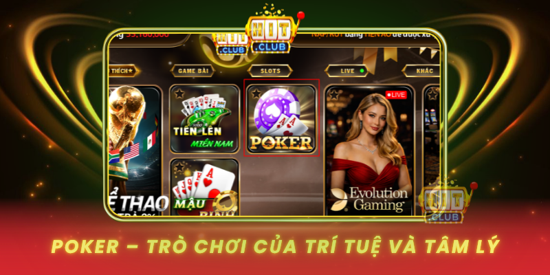 Poker Tro Choi Cua Tri Tue Va Tam Ly