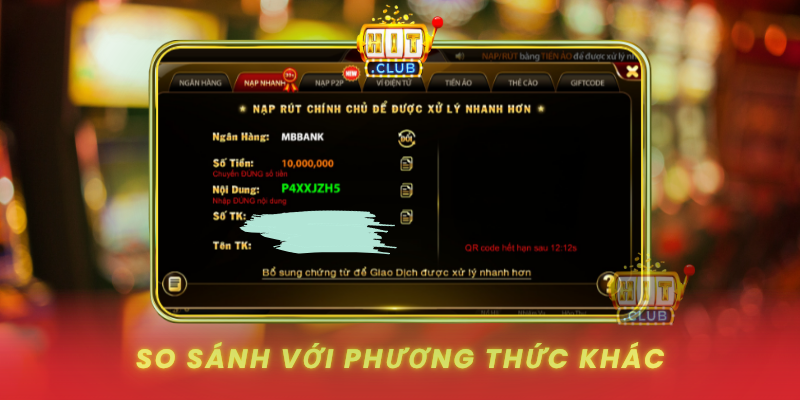 So Sanh Voi Phuong Thuc Khac