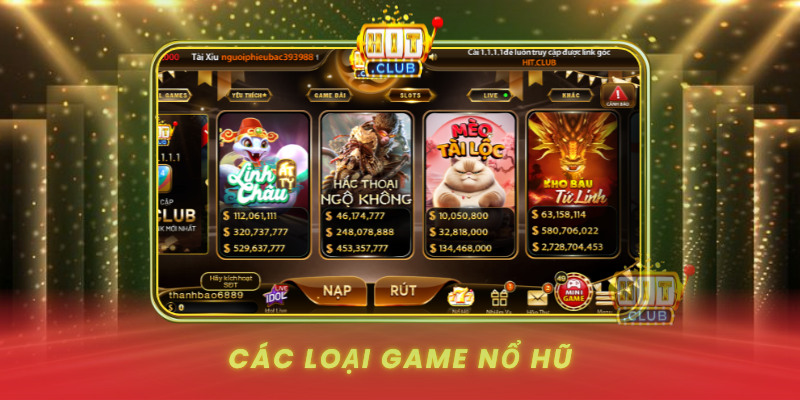 Cac Loai Game No Hu